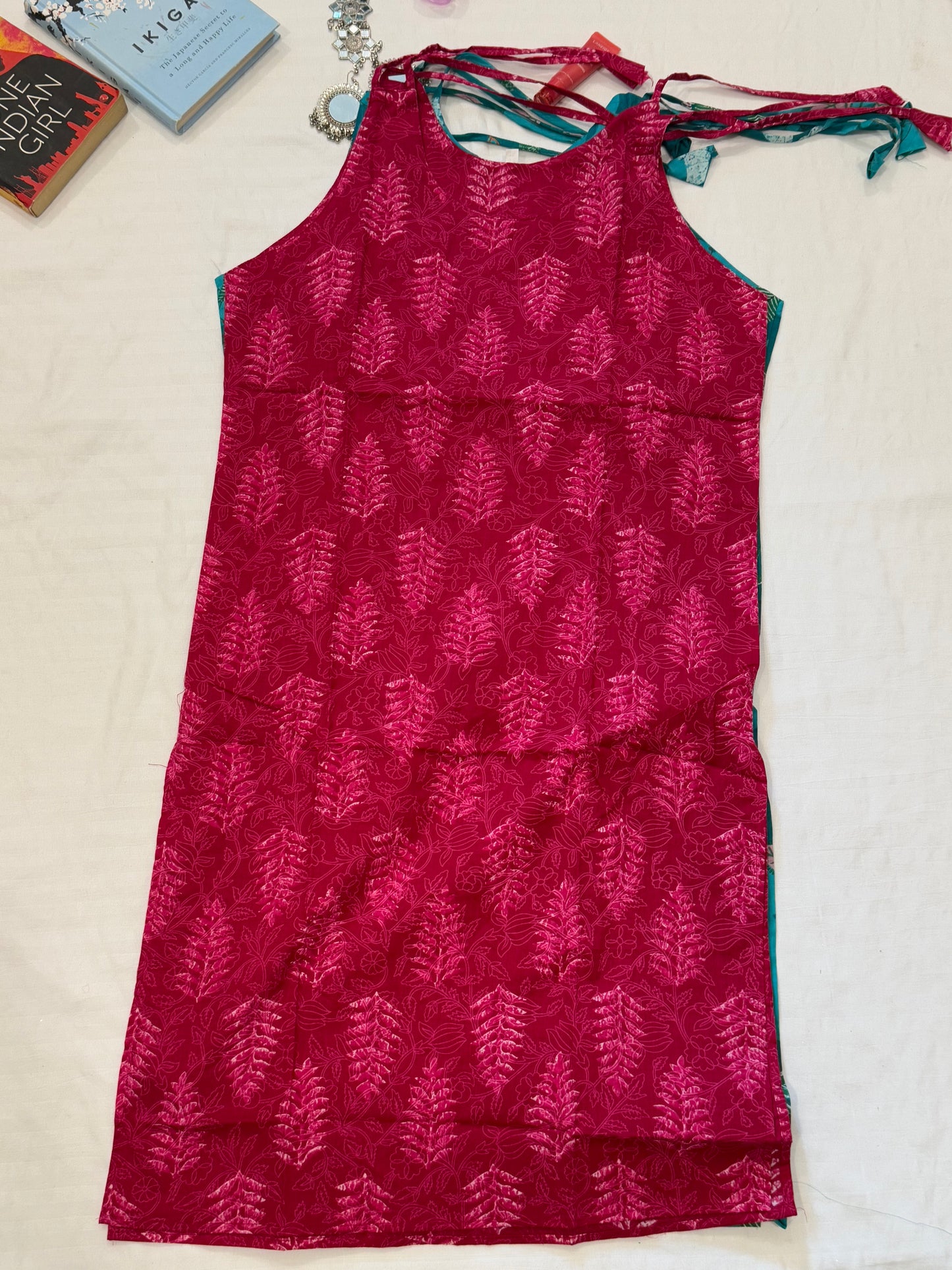 Cotton Strap Long Kurti