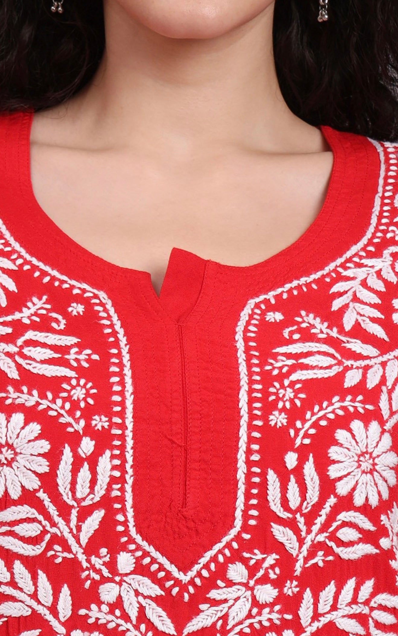 Rayon Chikankari Plazzo Suit