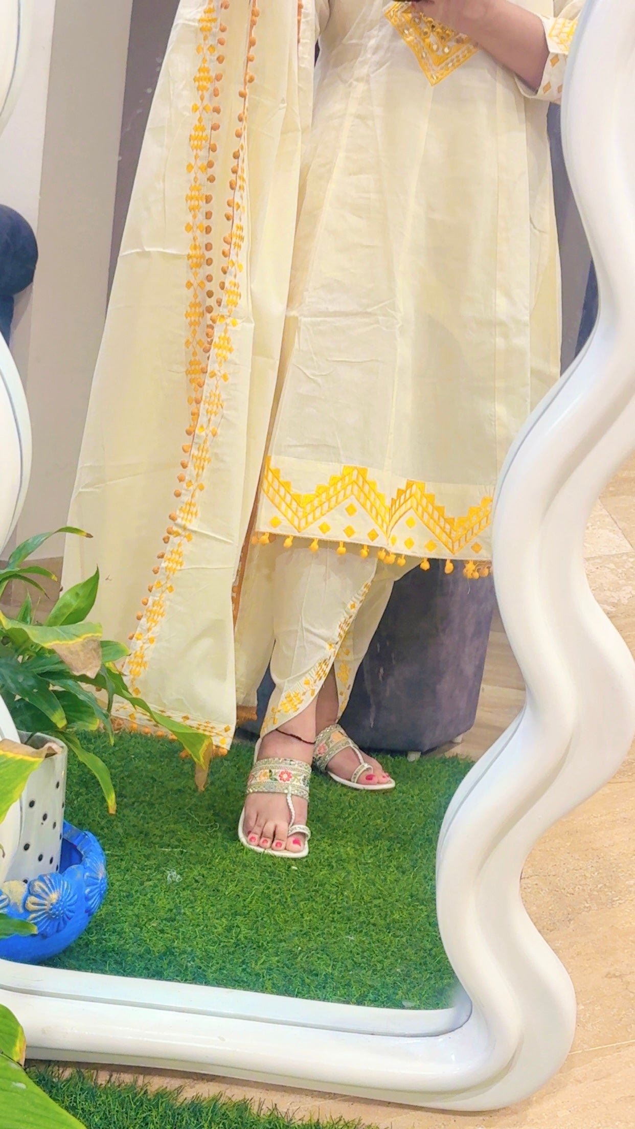 Dhoti Style Rajasthani Suit