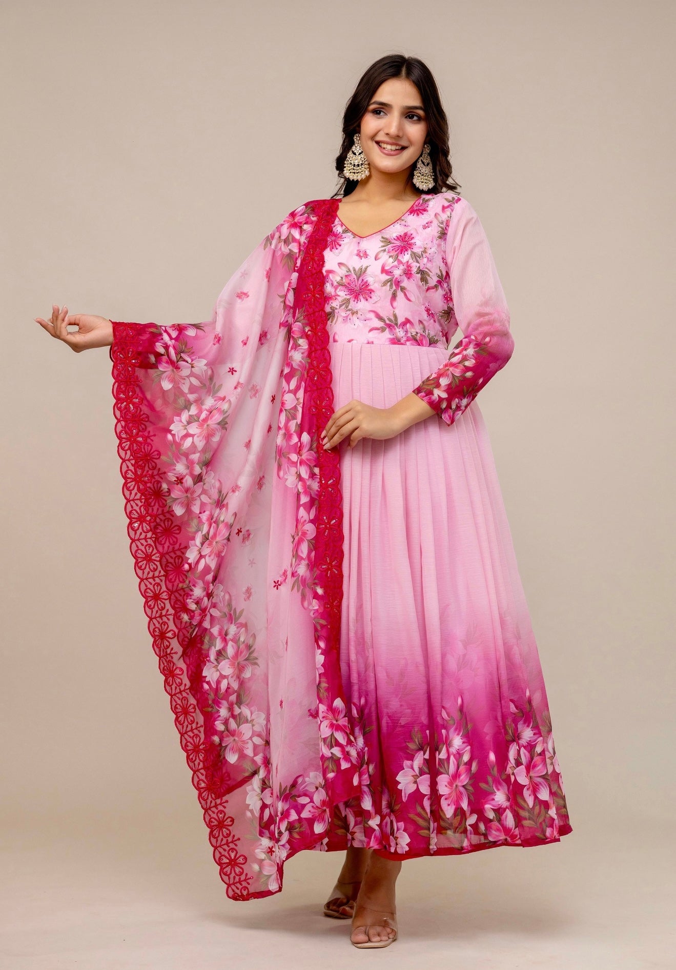 Ethereal Chiffon Suit Set
