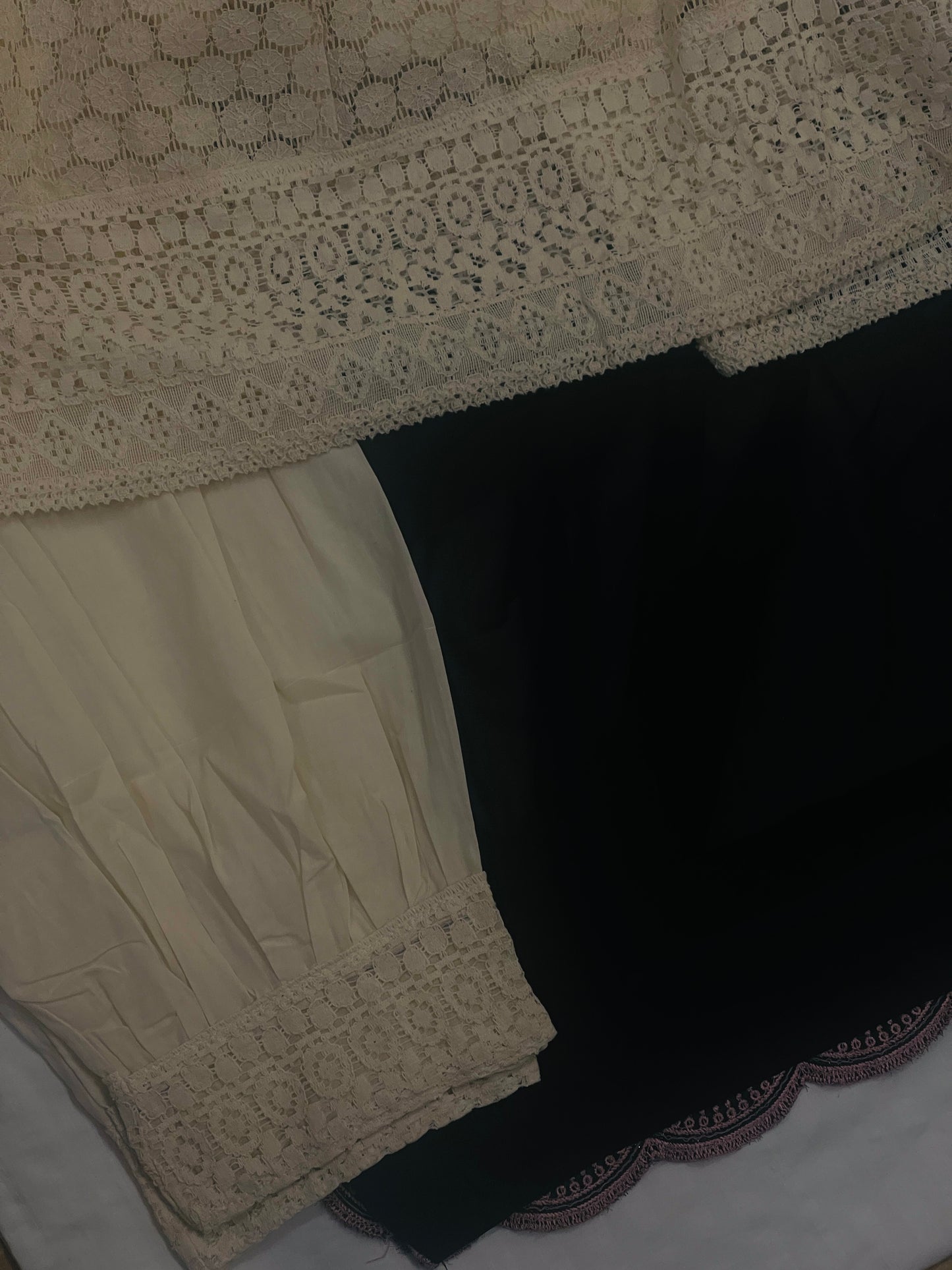 Nazakat in White: Handworked Anarkali