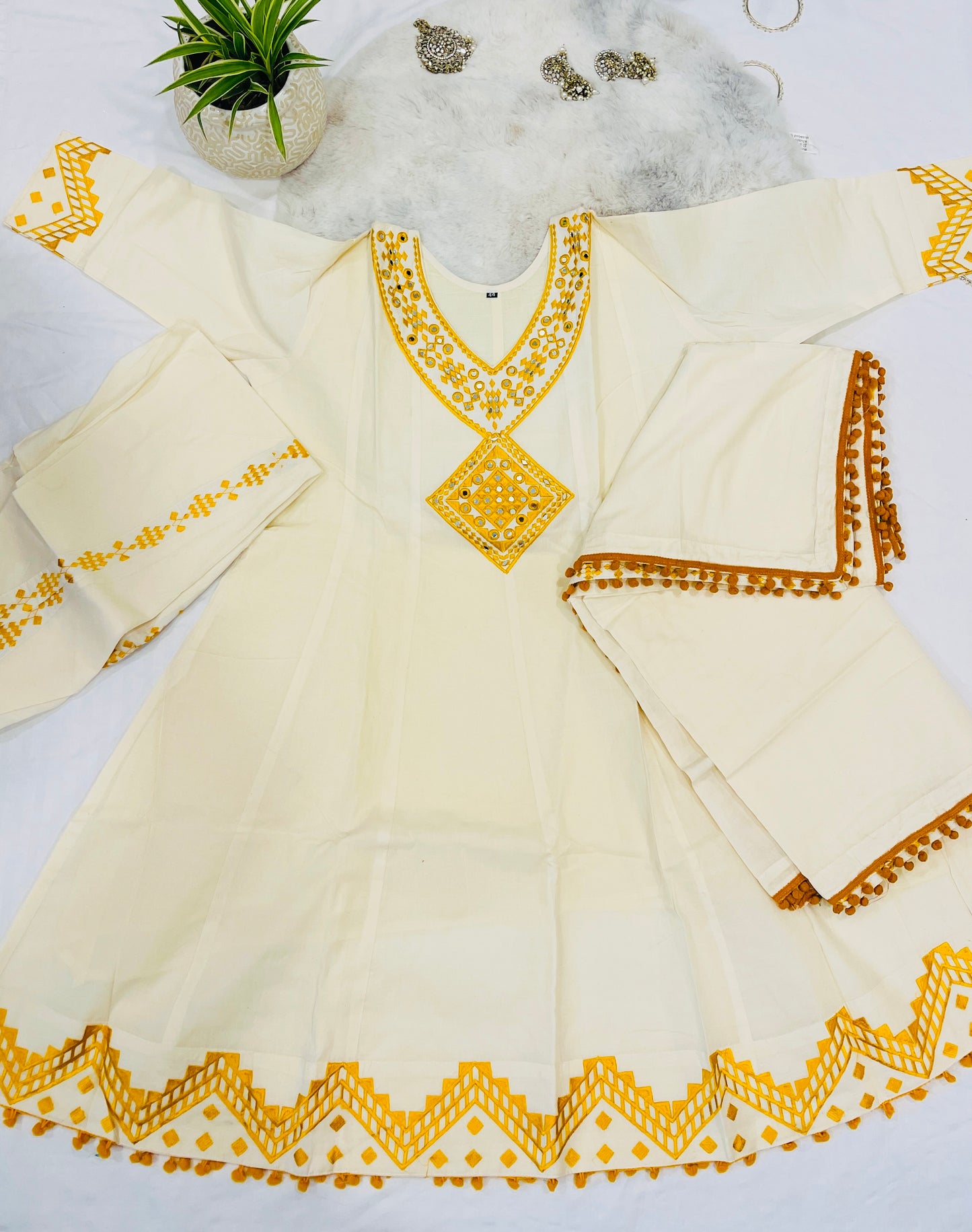 Dhoti Style Rajasthani Suit