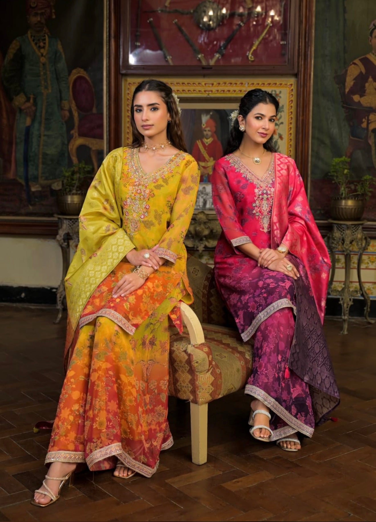 Mehfil-e-Rang Festive Suit