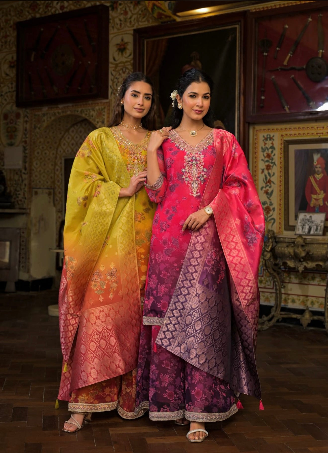 Mehfil-e-Rang Festive Suit