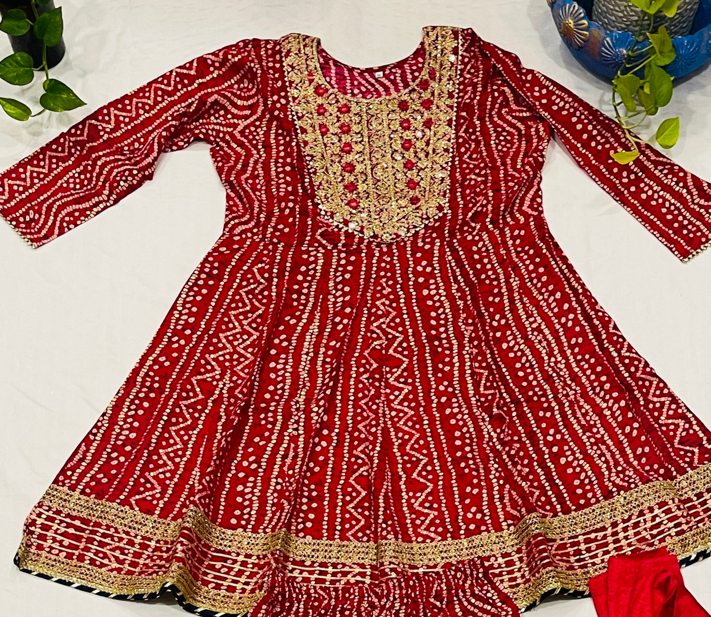 Sharara Suit Rajasthani Print