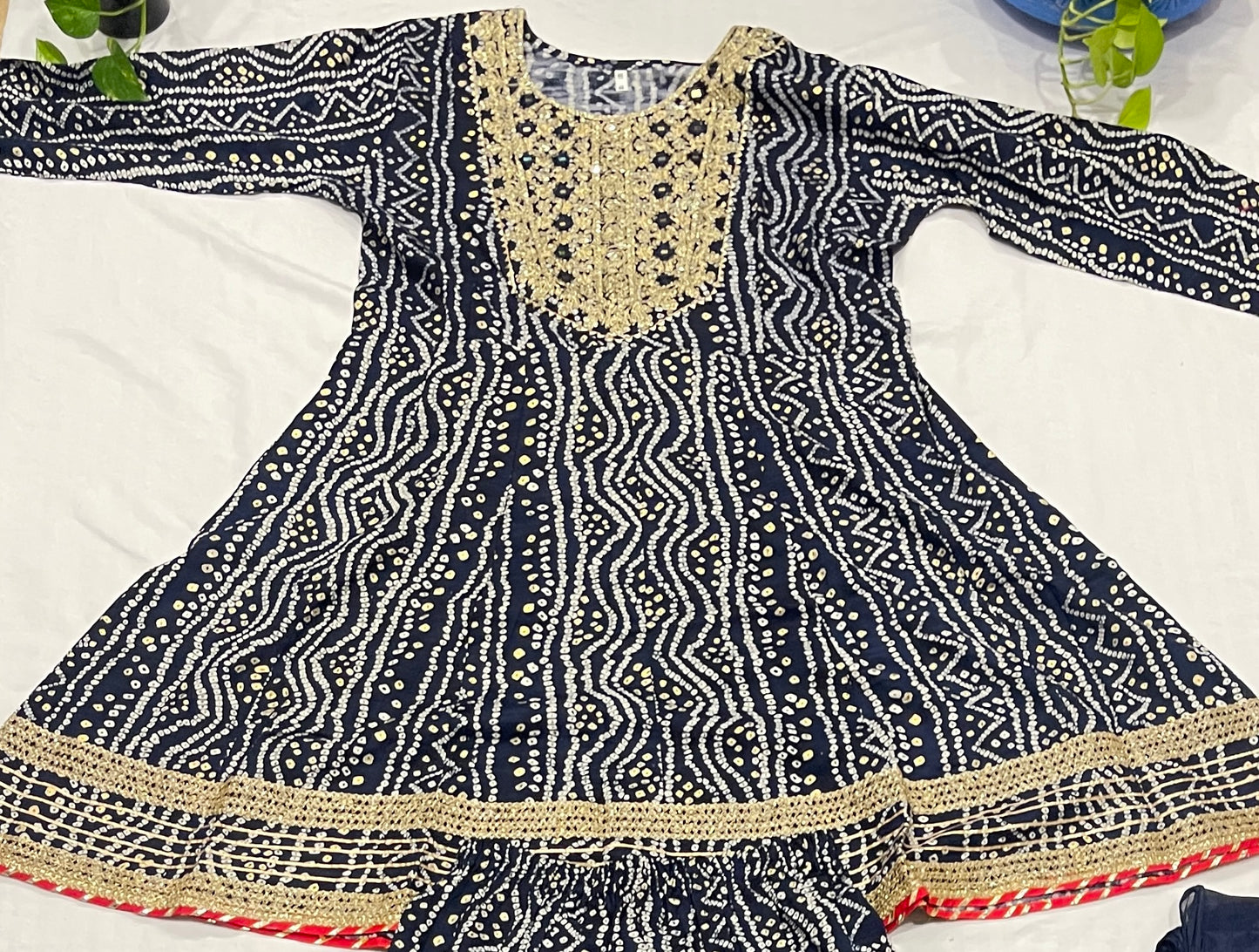 Sharara Suit Rajasthani Print