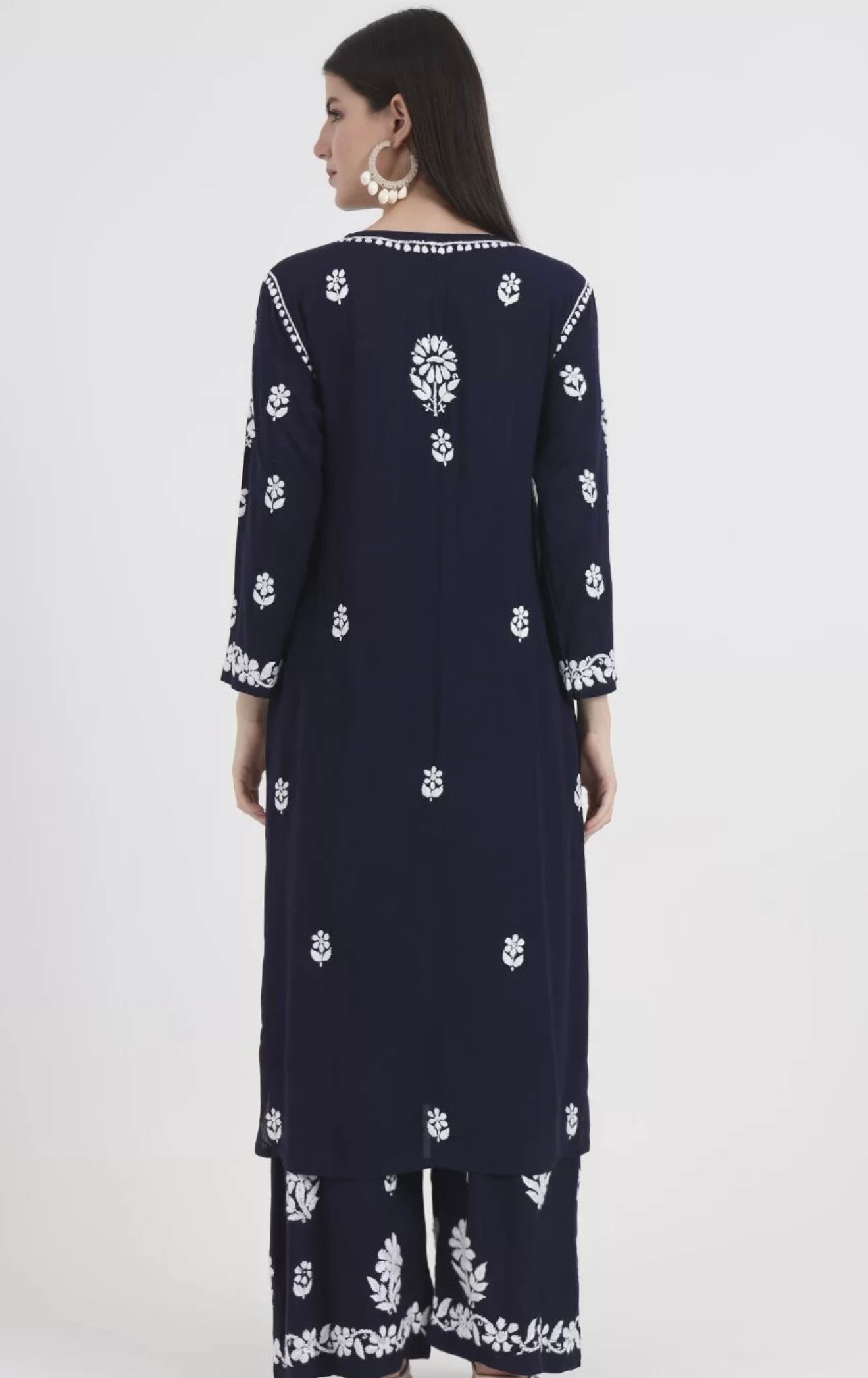 Elegant Lucknowi Modal Suit