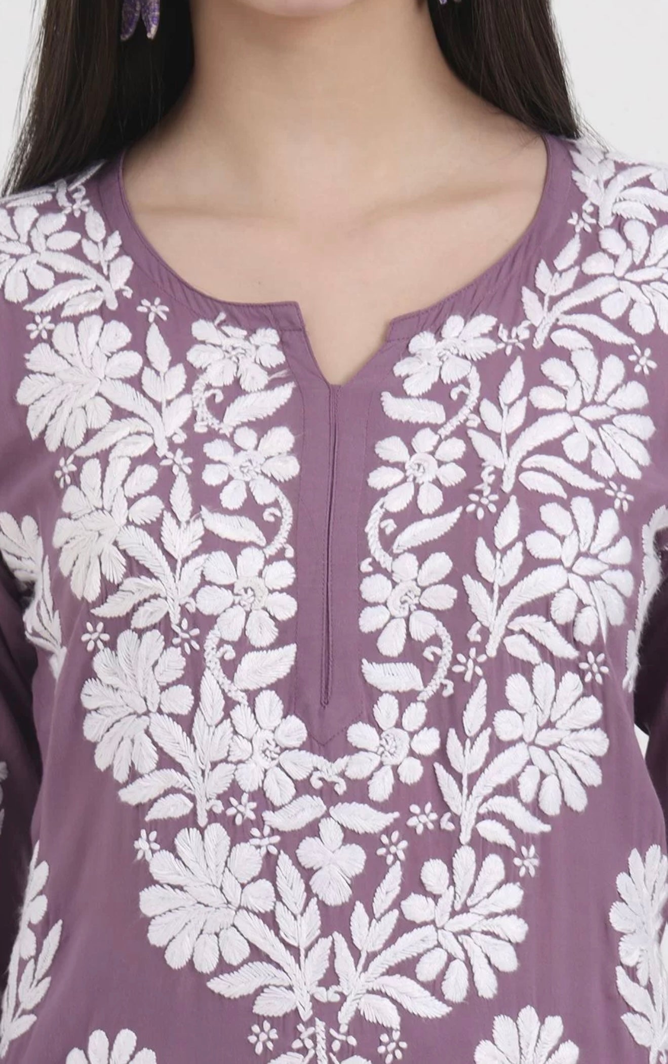 Elegant Lucknowi Modal Suit