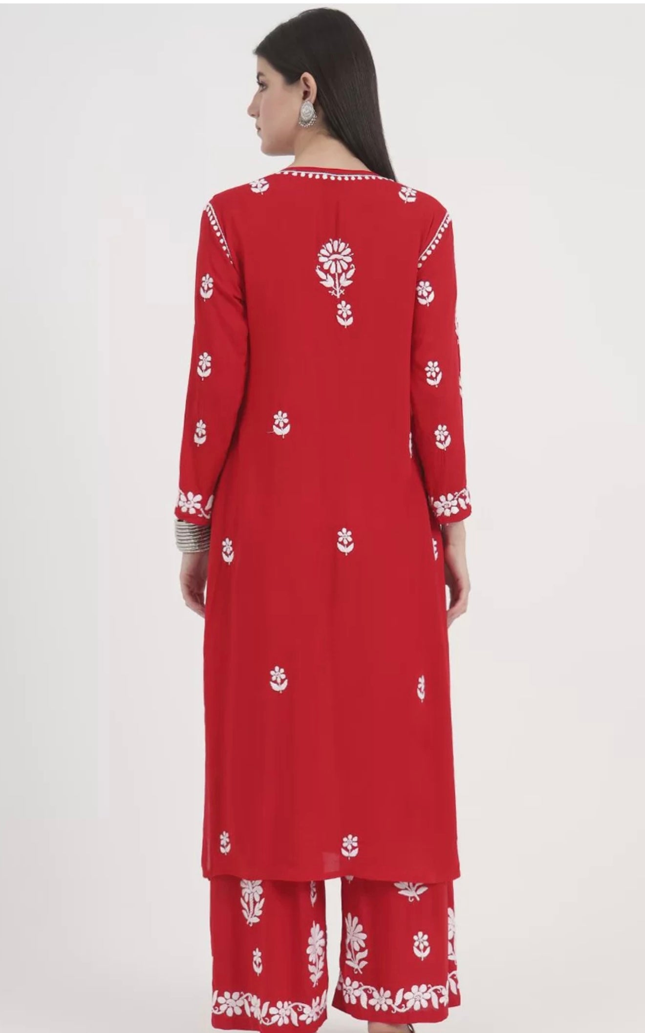 Elegant Lucknowi Modal Suit