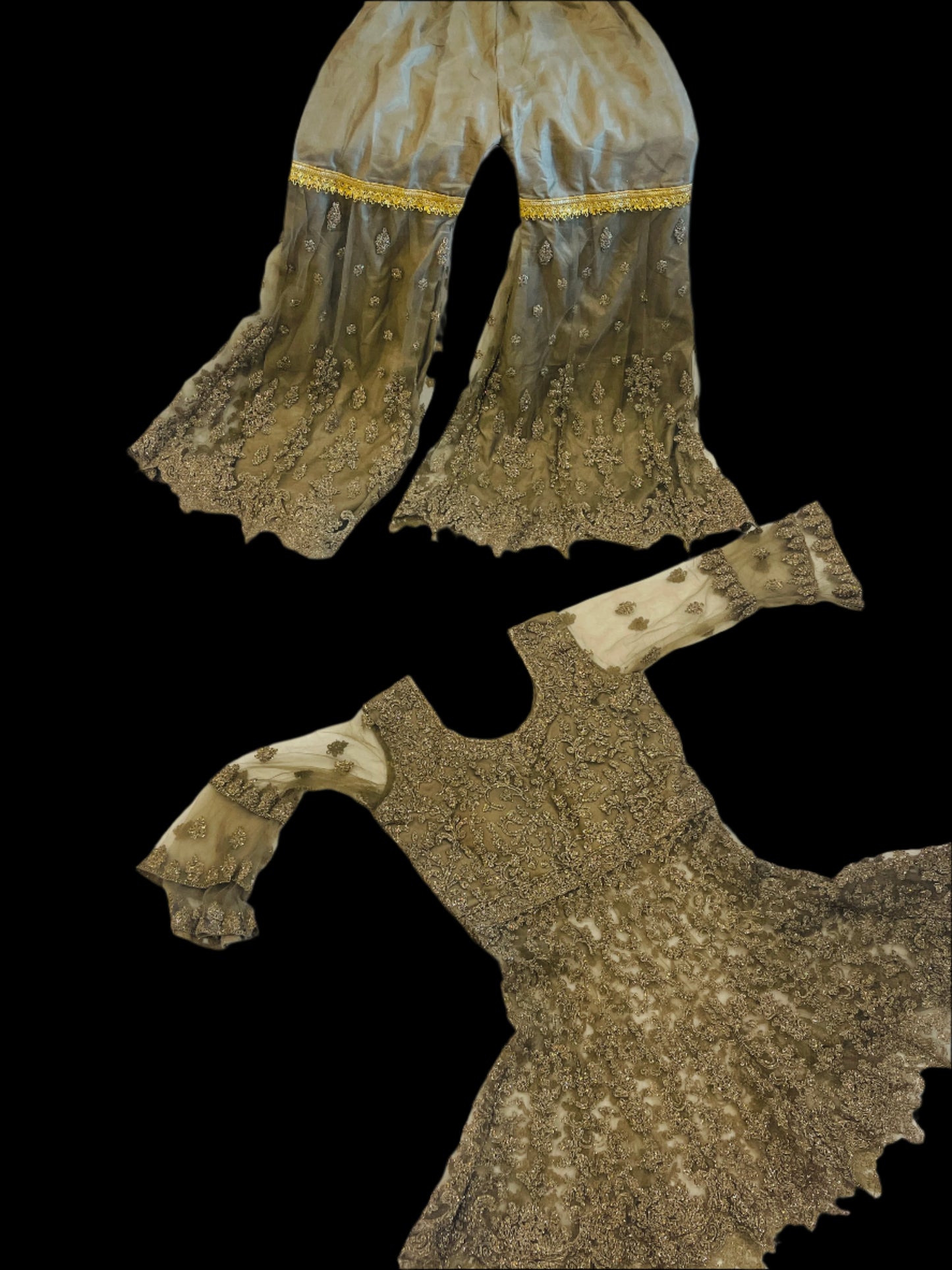 Festive Flair Garara Suit with Dupatta