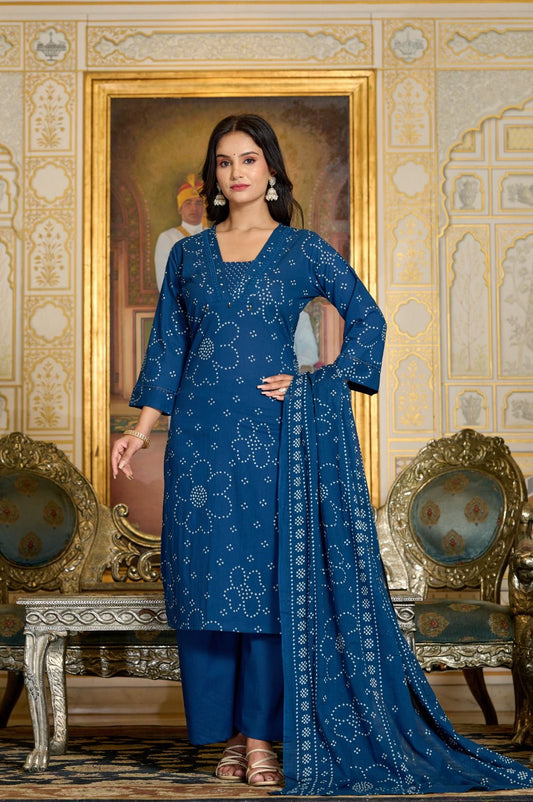 Bandhani Kurta Set