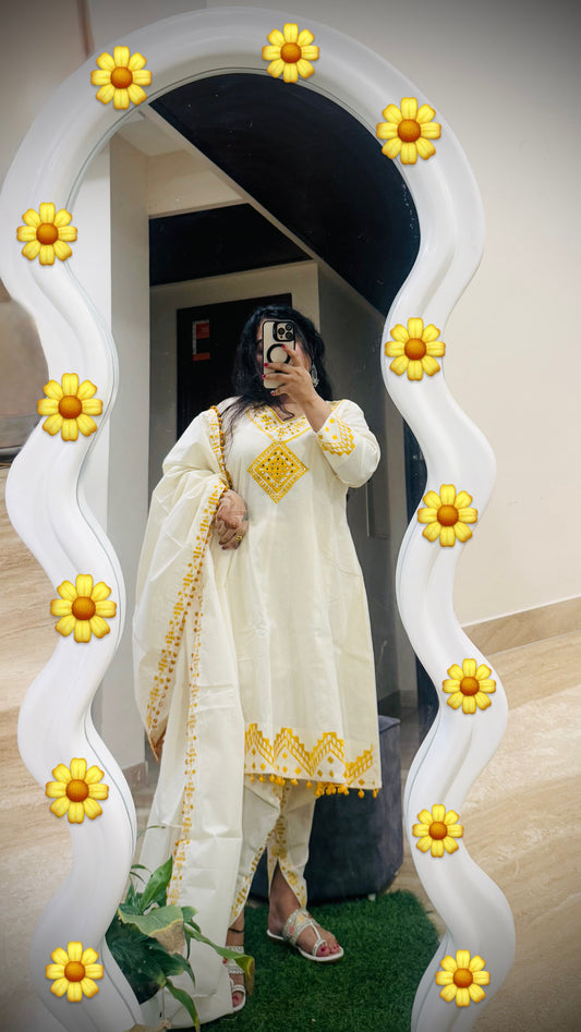 Dhoti Style Rajasthani Suit