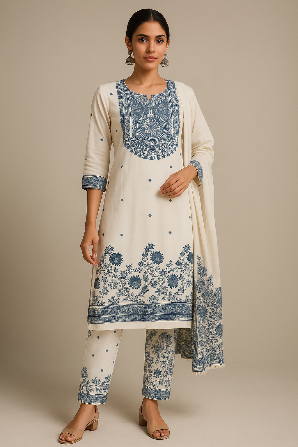Sitara: Stone Embellished Ethnic Set