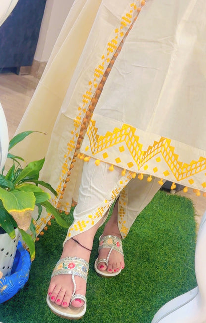 Dhoti Style Rajasthani Suit