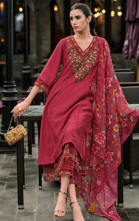 Zunaira Hand-Embroidered Suit Set
