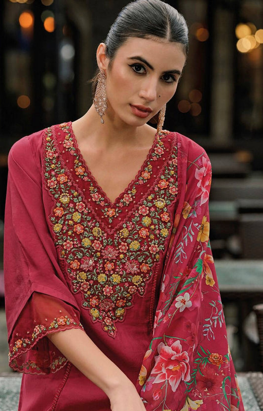 Zunaira Hand-Embroidered Suit Set