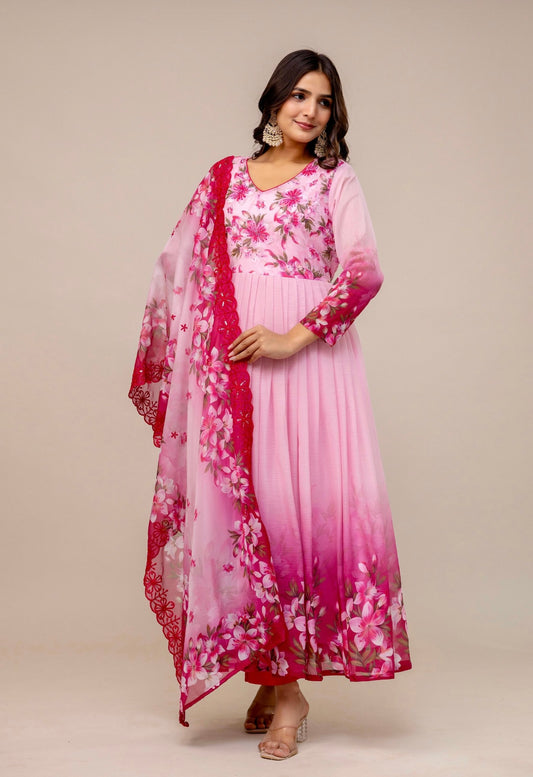 Ethereal Chiffon Suit Set