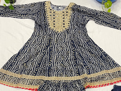 Sharara Suit Rajasthani Print