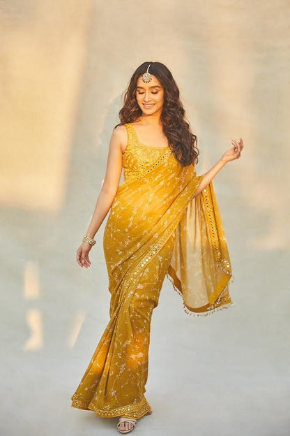 Saffron Grace Saree