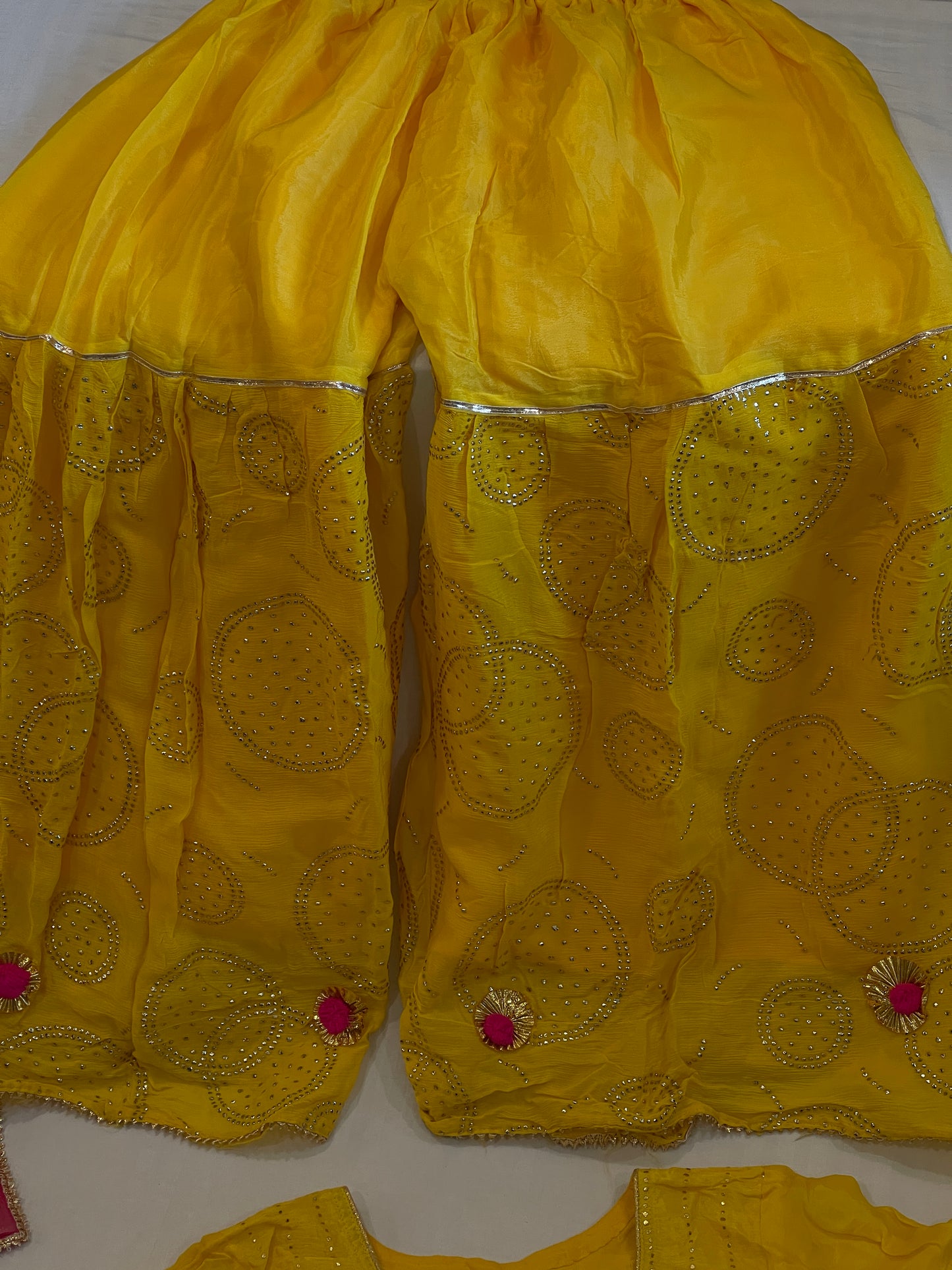 Nezaami Signature Yellow Haldi Function Suit (Rental)