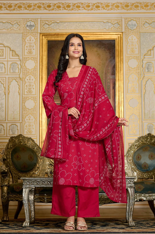 Bandhani Kurta Set