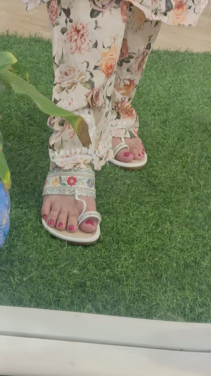 Tie and Dye Mul Plazzo Set