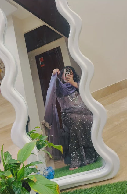 Sitara Noor: Lucknowi Mirror Sharara Ensemble