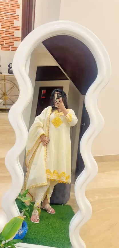 Dhoti Style Rajasthani Suit